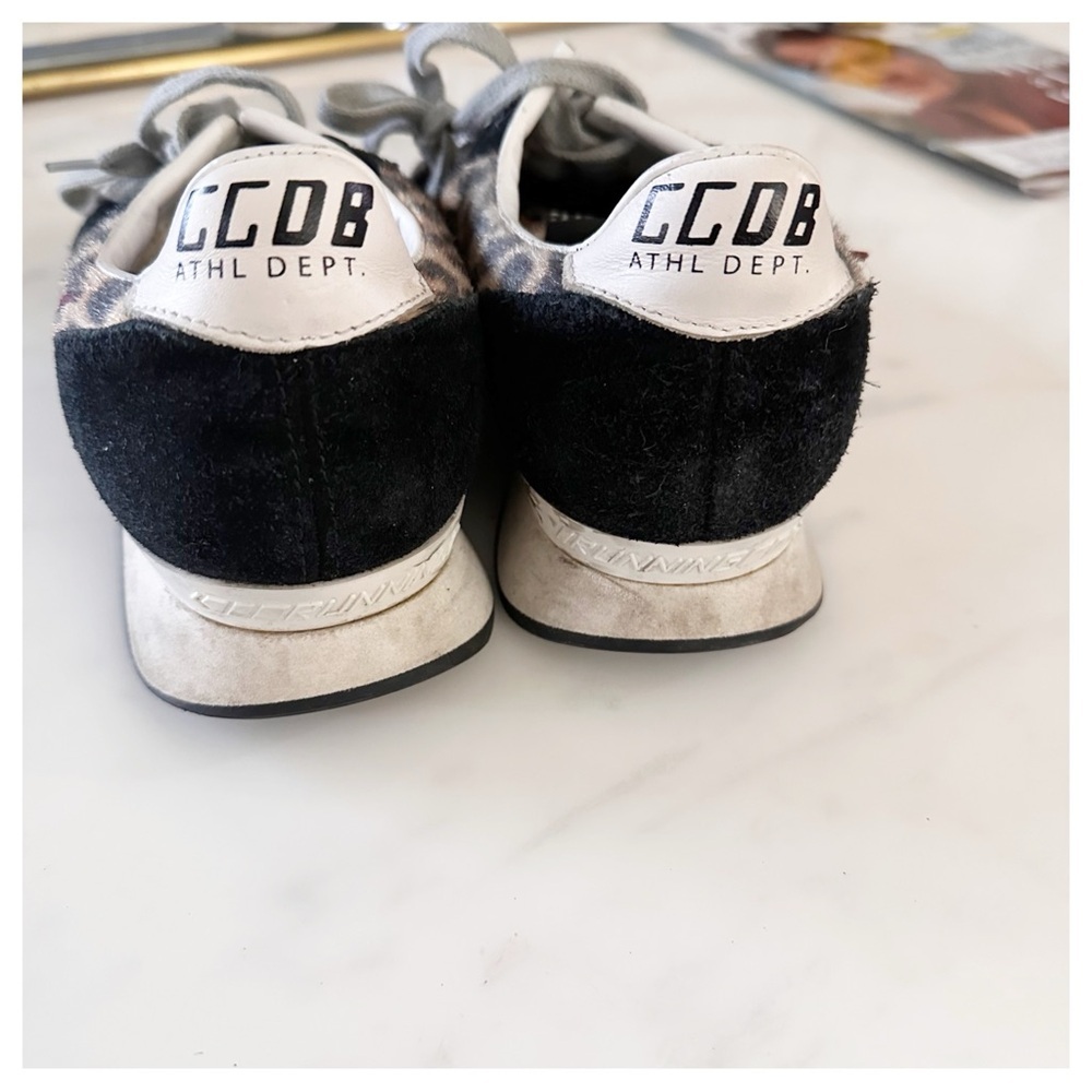 Golden Goose Black and Red Camouflage Sneakers - Picture 5 of 10